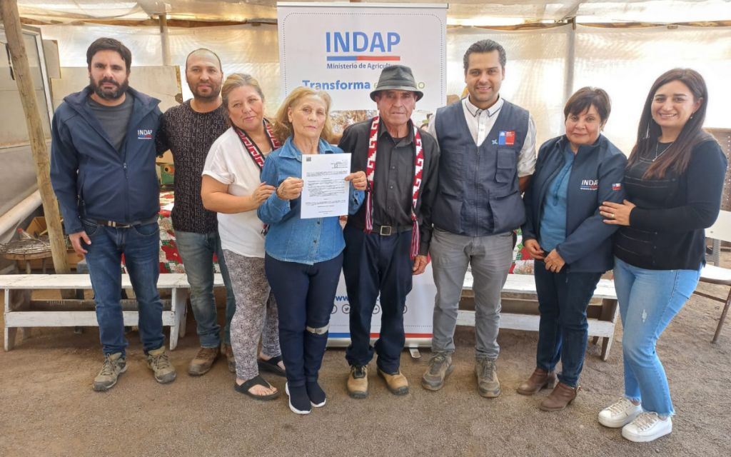 Por primera vez una comunidad indígena de la Región de Valparaíso es acreditada como usuaria INDAP