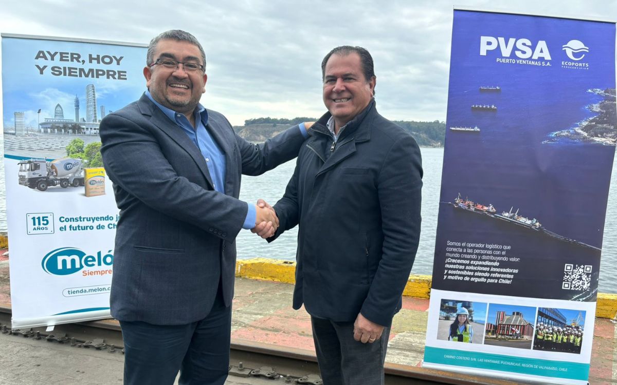 Puerto Ventanas S.A y Melón S.A renuevan acuerdo comercial para operar en la bahía de Quintero