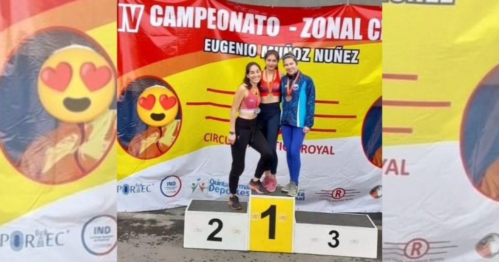 Camila Ugarte en atletismo