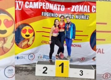 Camila Ugarte en atletismo