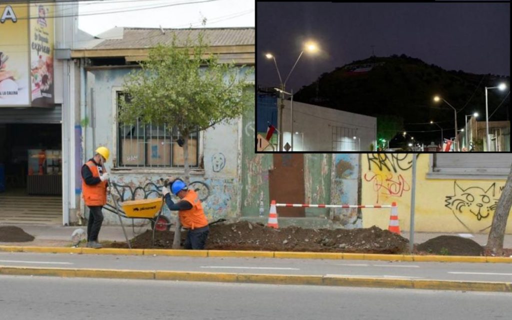 Instalan 141 nuevas luminarias soterradas en La Calera