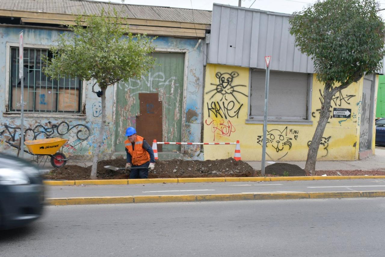 Instalan 141 nuevas luminarias soterradas en La Calera