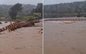 [VIDEO] Aguas arrastran paso de peatones en Zapallar