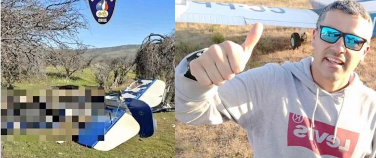 Piloto que cayó en la avioneta de Tiltil es el quillotano Karm Attoni Tapia