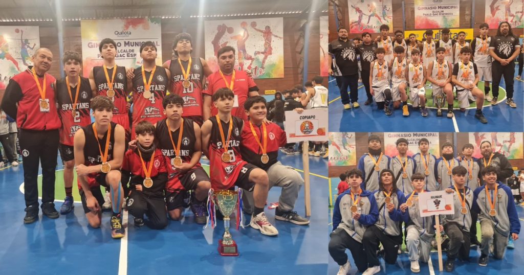 Spartans campeón de básquetbol en Quillota