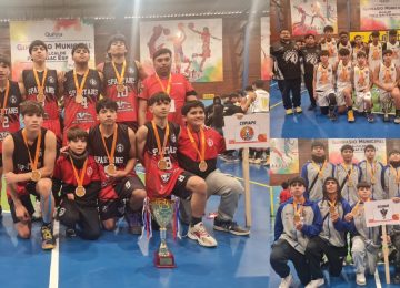 Spartans campeón de básquetbol en Quillota