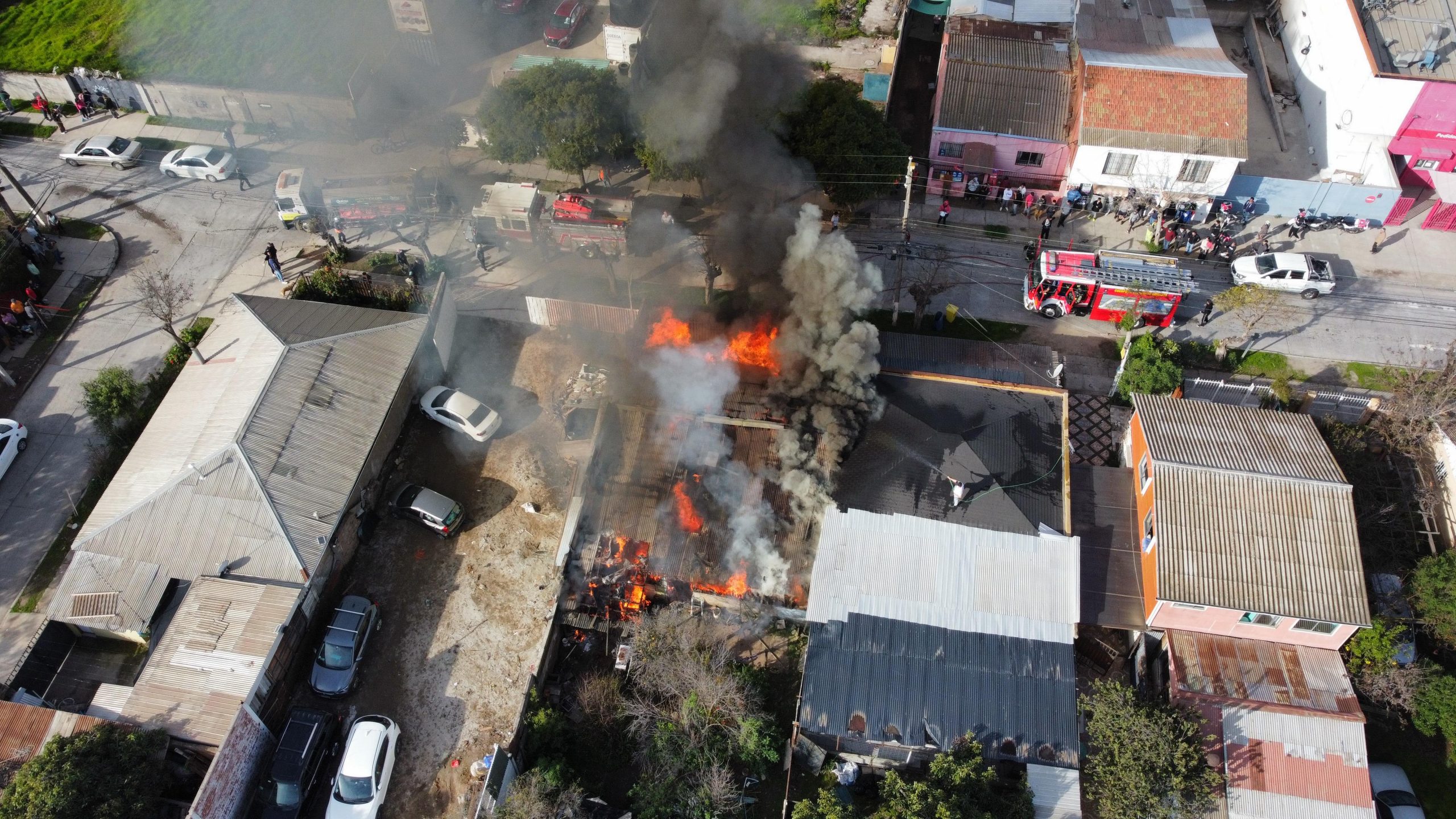 Incendio consumió una casa en Quillota