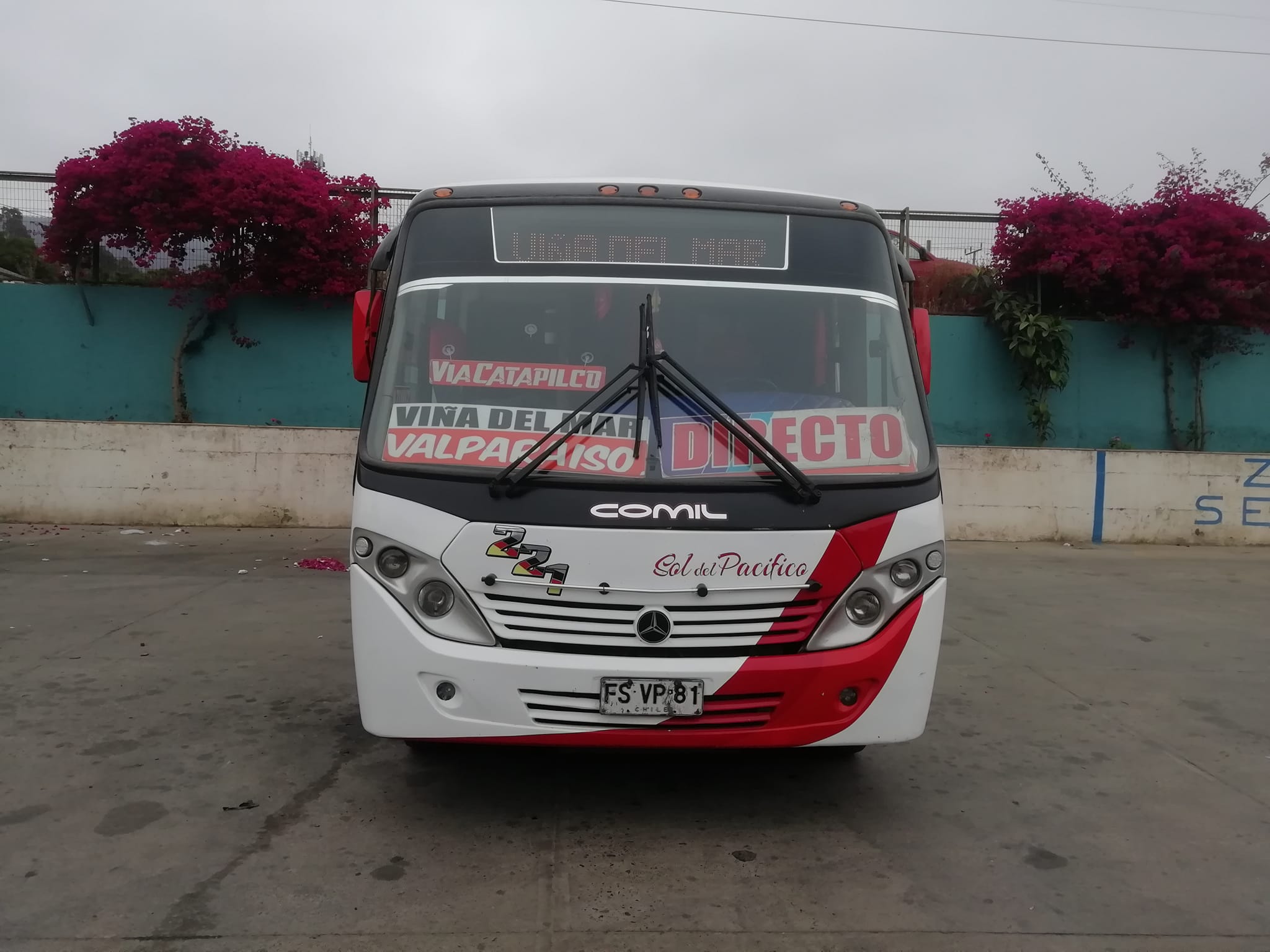 Vía aeropuerto vía Catapilco terminal de buses de La Ligua