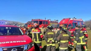 Avión capotó en Tiltil