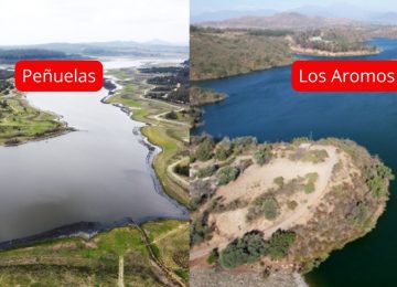 Embalse Peñuelas y Los Aromos acumulan agua