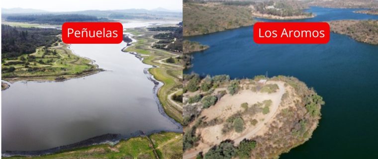 Embalse Peñuelas y Los Aromos acumulan agua