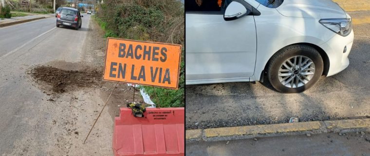 Quillota: Crecen críticas por mal estado de ruta tras fatal accidente de motociclista