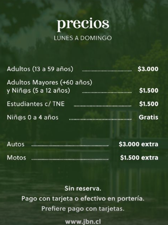 jardín botánico precios