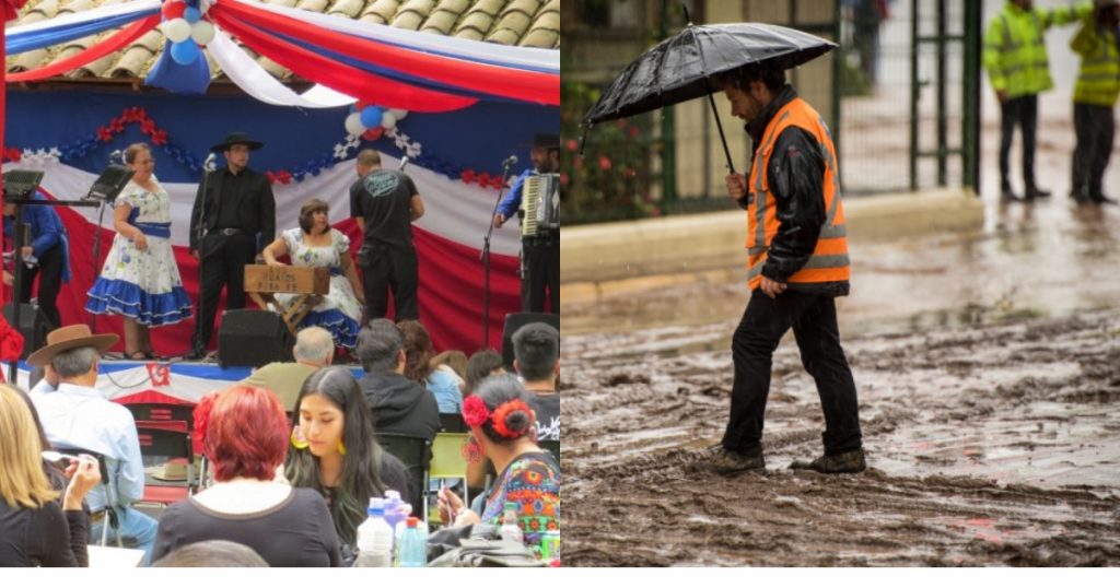 Lluvias de Fiestas Patrias en la Región de Valparaíso