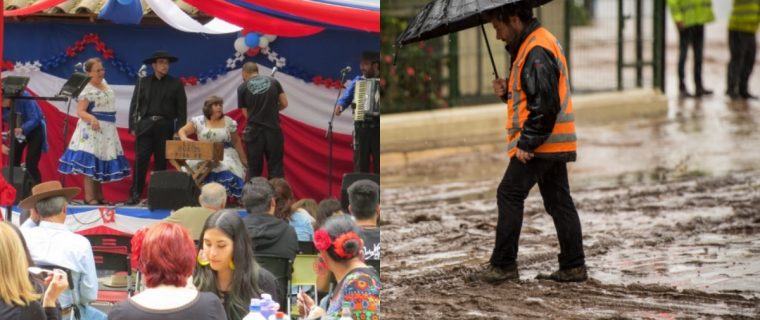 Lluvias de Fiestas Patrias en la Región de Valparaíso