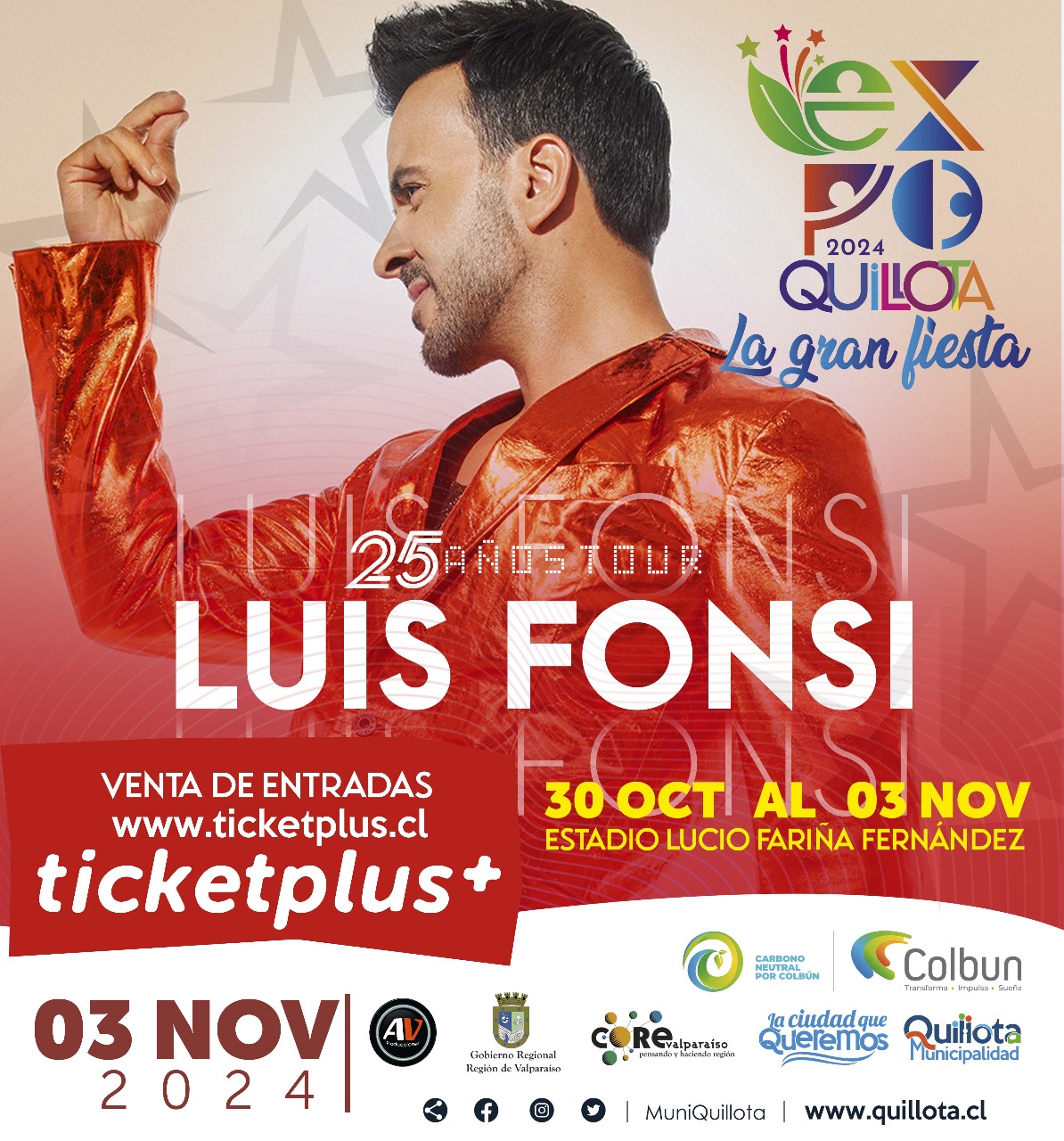 Expo Quillota 2024 Luis Fonsi