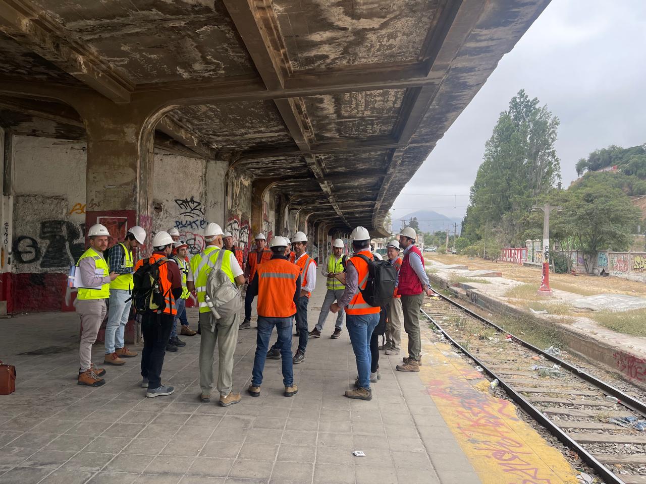 Extensión del tren a La Calera 2024 visita en terreno