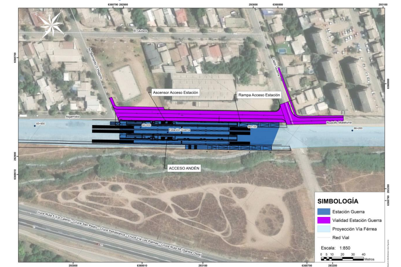 Extensión metro a La Calera Estación Guerra