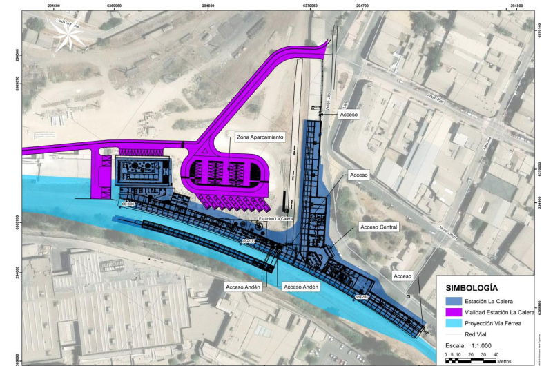 Extensión metro a La Calera Estación La Calera