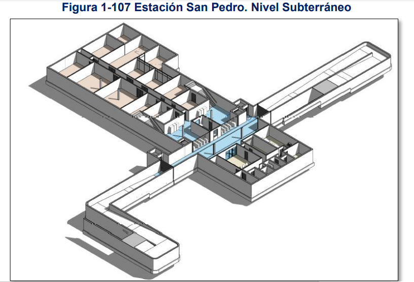 Extensión metro a La Calera, Estación San Pedro