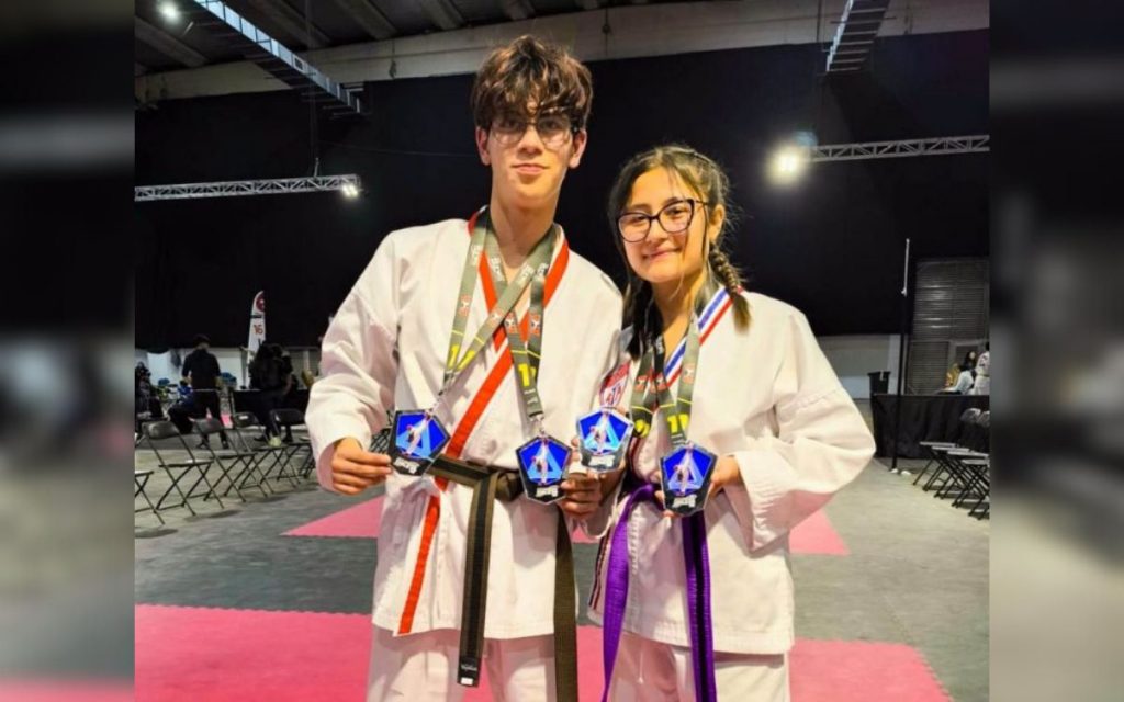 Jóvenes deportistas locales destacaron en el Campeonato Panamericano de Taekwondo en Santiago