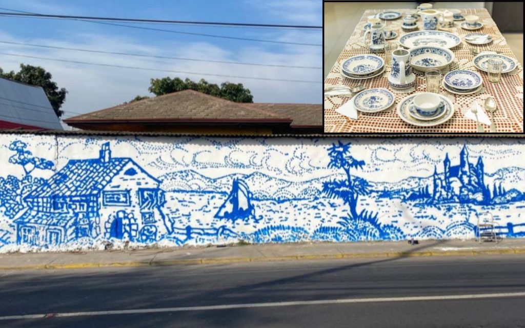 Mural de tradicional loza en La Cruz sigue generando emociones