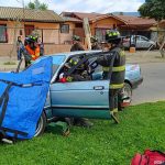 Quillota: Simulación de grave accidente inquietó a peatones, conductores y cibernautas