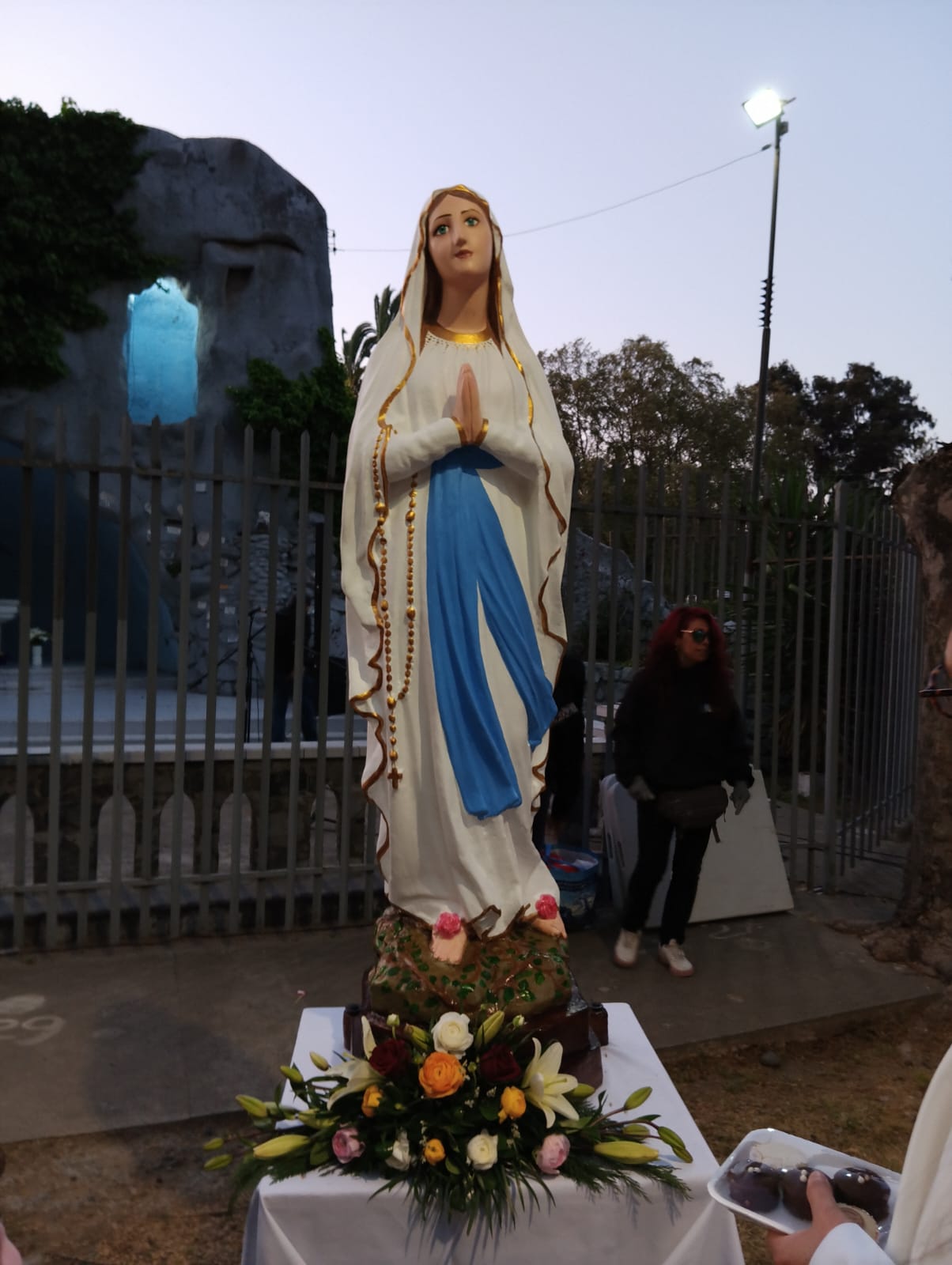 Repusieron imagen de la Virgen que fue vandalizada en la población Cemento Melón