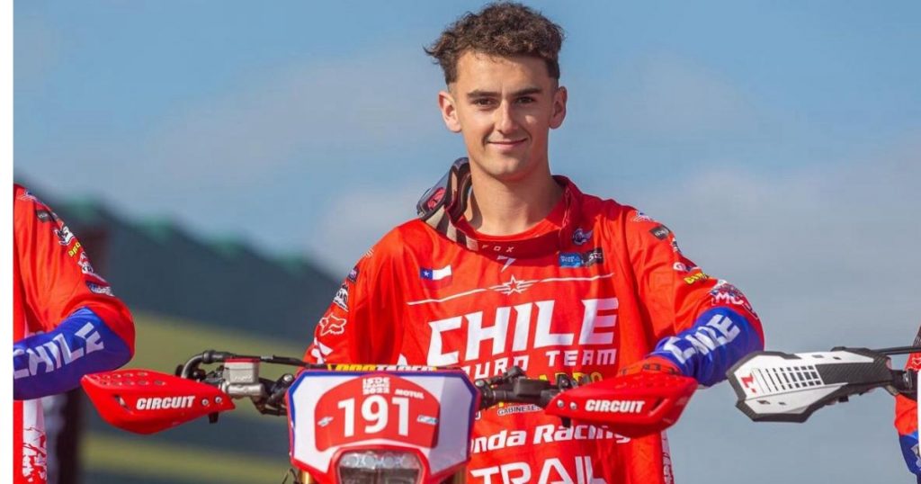 Joaquín Borgoño de Quillota en Mundial de Motos Enduro