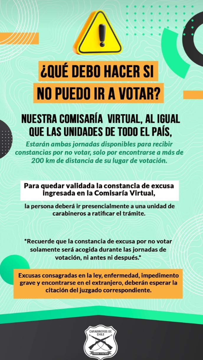 Elecciones 2024 en Chile horarios, días y qué se vota