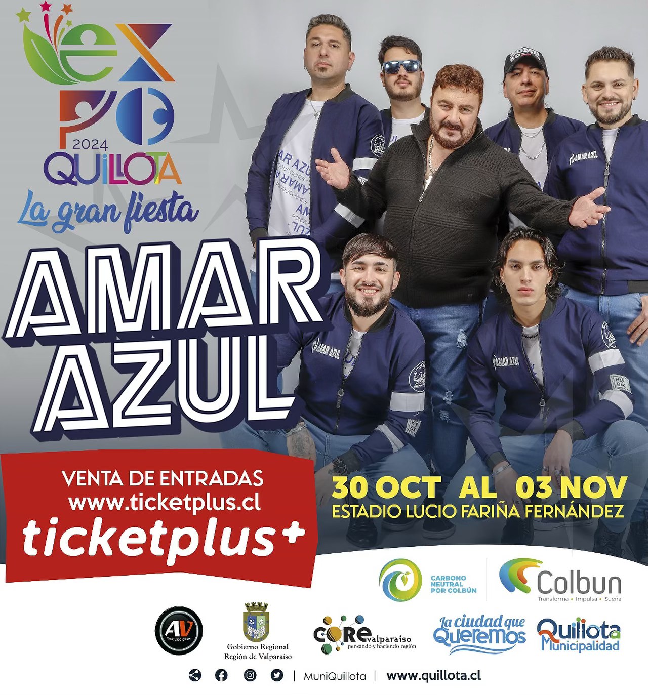 Expo Quillota 2024 Confirman a Amar Azul para este día b