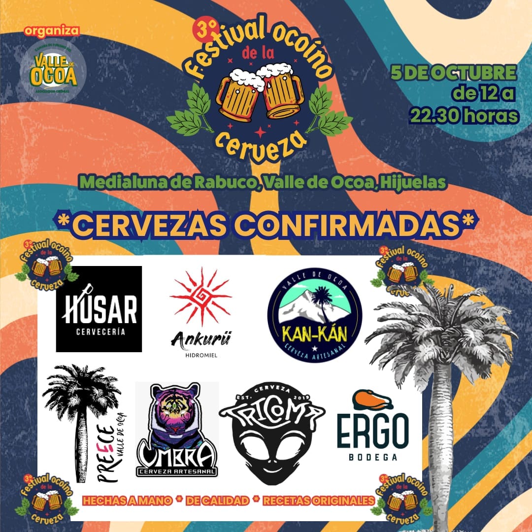 Festival Ocoíno de la Cerveza 2024 octubre