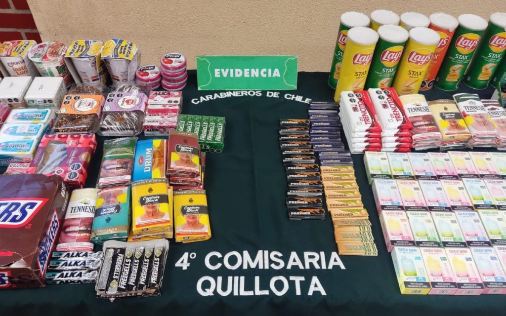 Hay tres detenidos por asalto en minimarket del centro de Quillota