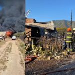 Incendio destruyó la casa de una familia en Nogales