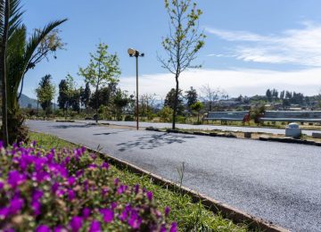 Quillota: Pavimentaron caminos interiores del Parque Aconcagua