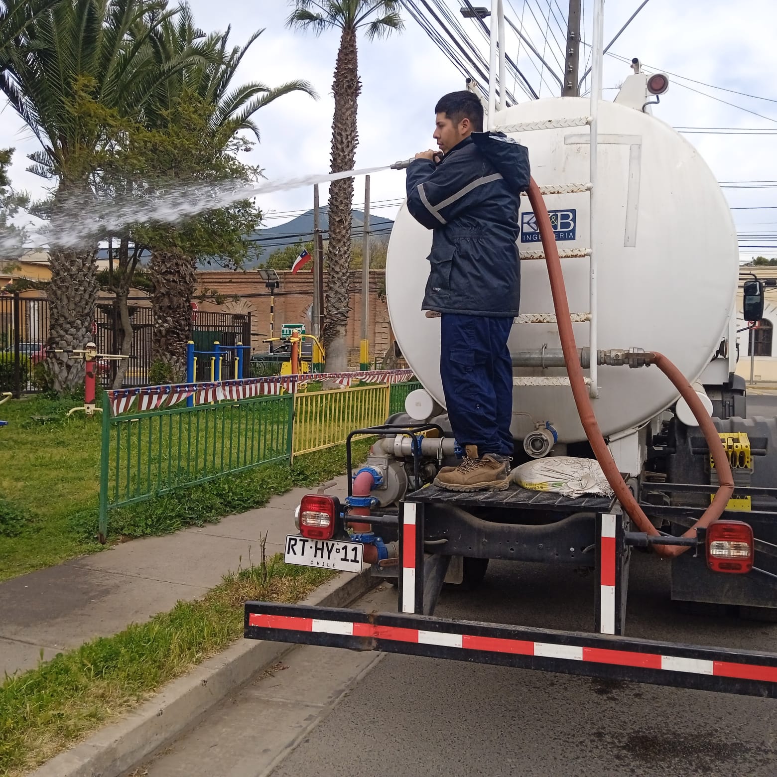 Se robaron un camión aljibe de la Municipalidad de La Cruz