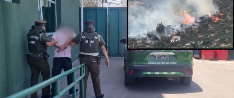 Asado familiar provocó incendio cerca del Parque La Campana: hombre fue detenido