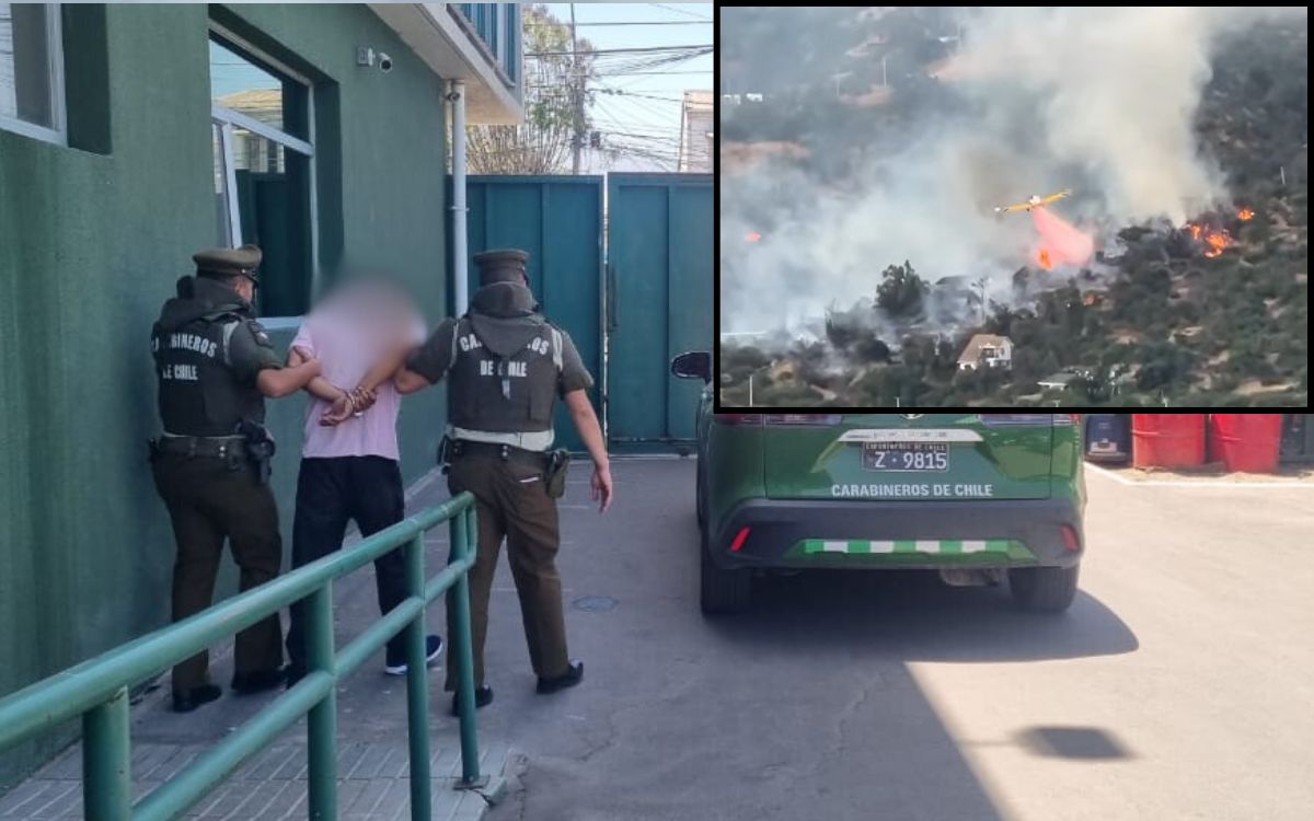 Asado familiar provocó incendio cerca del Parque La Campana: hombre fue detenido