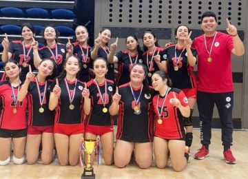 CDS La Calera se coronó campeón de la Copa de Menores UC de Vóleibol Sub 17