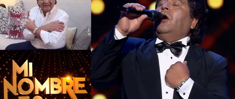 Cantante de "Los Galos" felicitó a nogalino por su gran imitación en "Mi Nombre es"