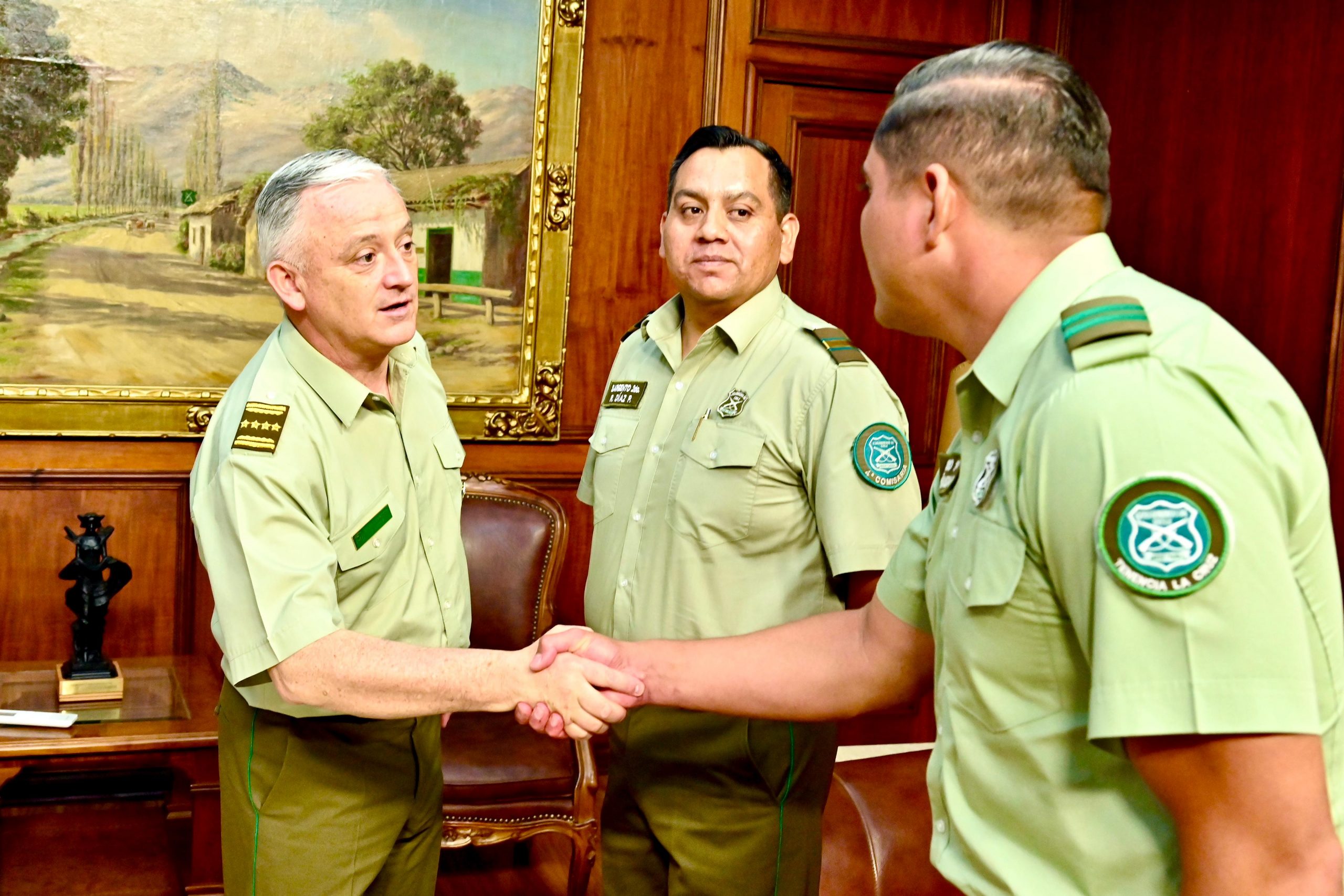 General Director de Carabineros felicitó a efectivos tras rescate en el río Aconcagua