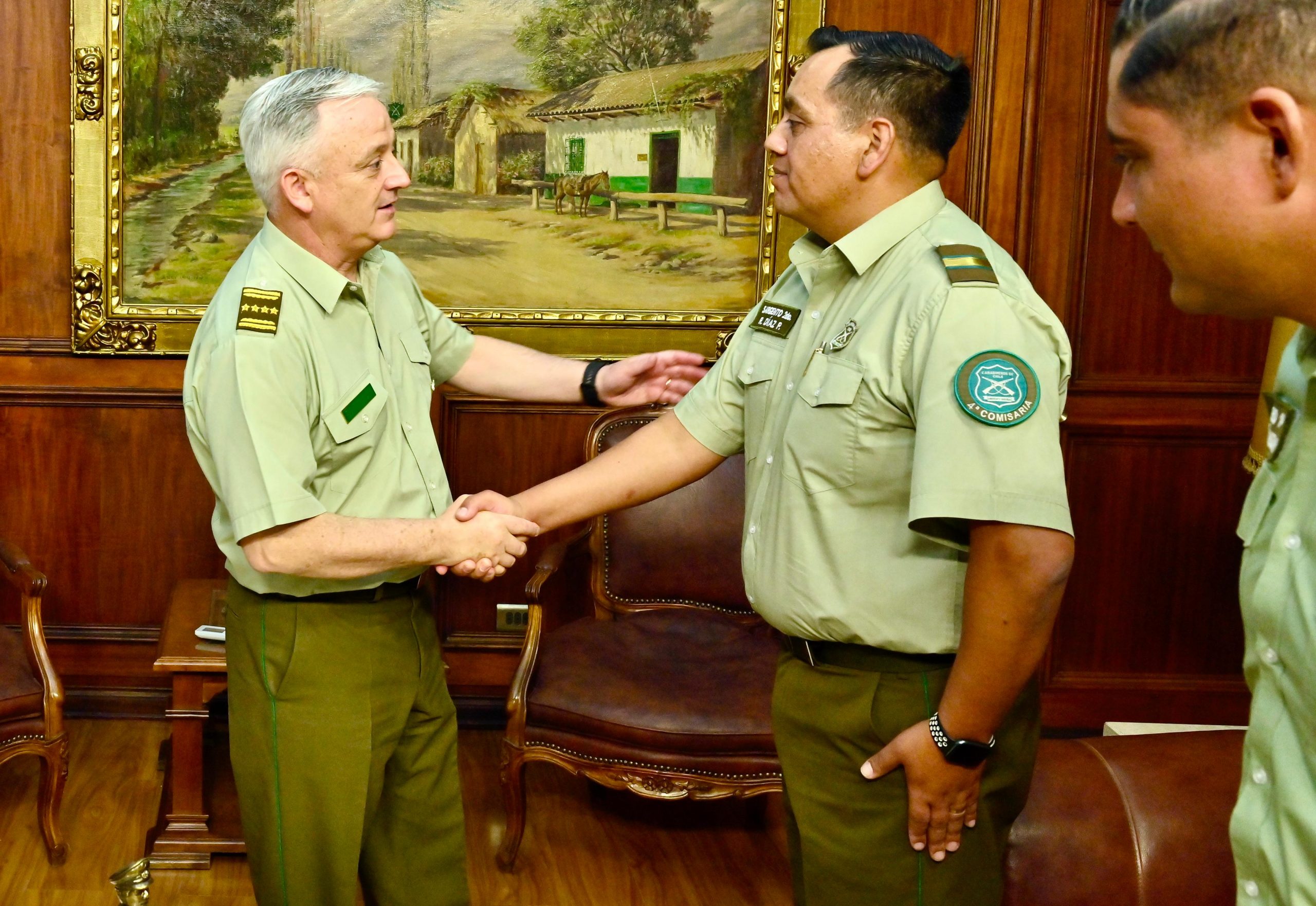 General Director de Carabineros felicitó a efectivos tras rescate en el río Aconcagua