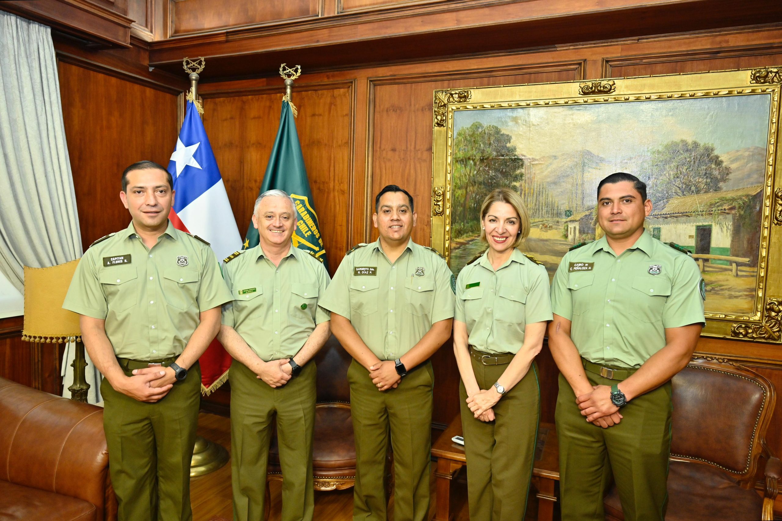 General Director de Carabineros felicitó a efectivos tras rescate en el río Aconcagua