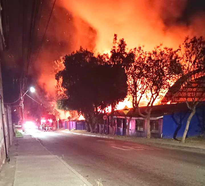 Incendio Liceo de Hijuelas 2024