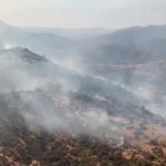 Indagan responsabilidad en incendio que ha consumido 71 hectáreas en Ocoa