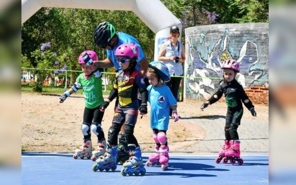 Primer Encuentro Formativo de Patinaje en Línea se realizó en Parque Municipal de La Calera