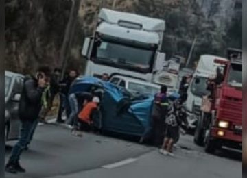 Un muerto deja accidente pasado el Túnel Los Gemelos en Viña