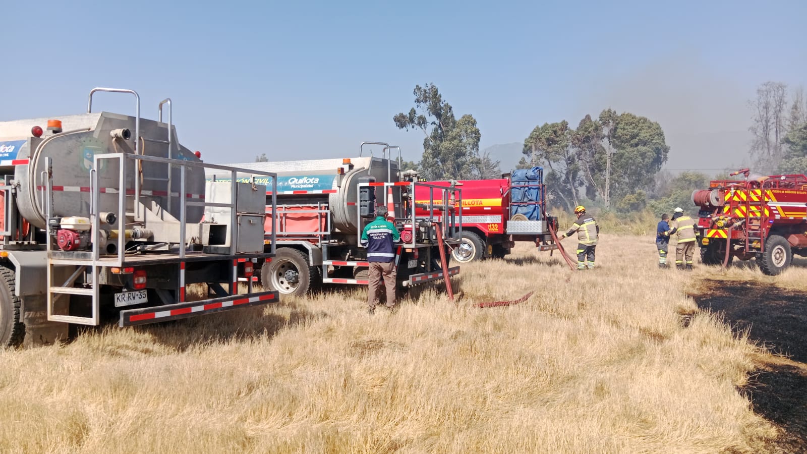 Controlan nuevo incendio forestal frente al Hospital Biprovincial