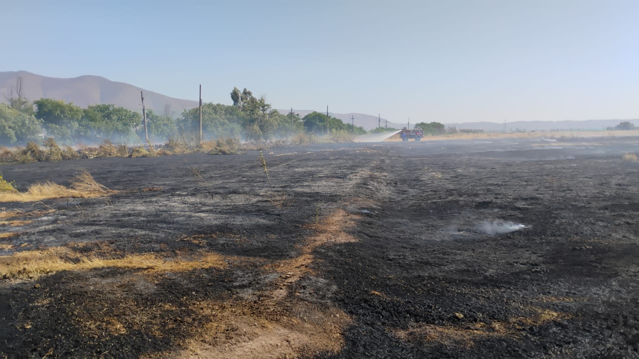 Controlan nuevo incendio forestal frente al Hospital Biprovincial