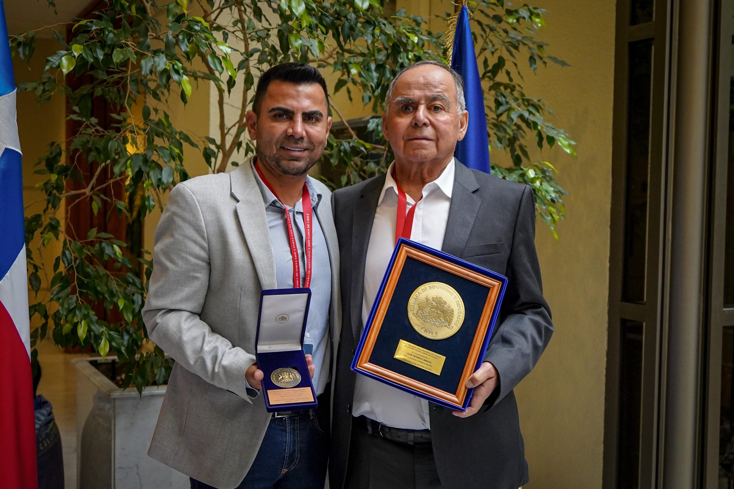 En la Cámara de Diputados homenajearon a Deportes Limache por su ascenso